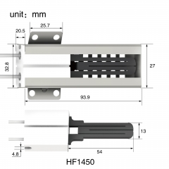 HF1450 Silicon nitride ignition rod.Hot Surface Ignitor