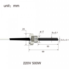 HF241112-220V 500W Instant Water Heater/ Steam Generator