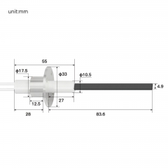 HFHS-0601 Si3N4 Heater For SOFC Hydrogen Energy